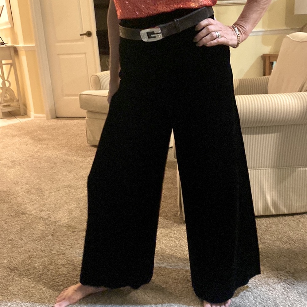 Vintage Alex Coleman Black Velvet Flare